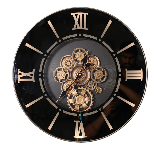 Twilight Enchante Maison Mechanism Gear Wall Clock