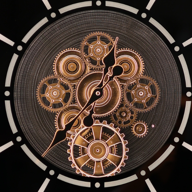 Twilight Enchante Maison Mechanism Gear Wall Clock