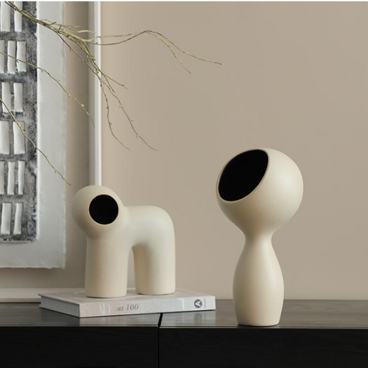 Head-Up Figure Vase