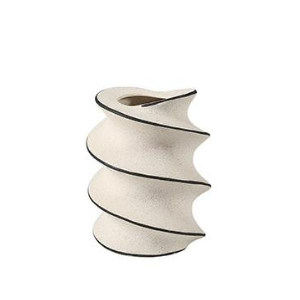 Spiral Hand Panited Vase