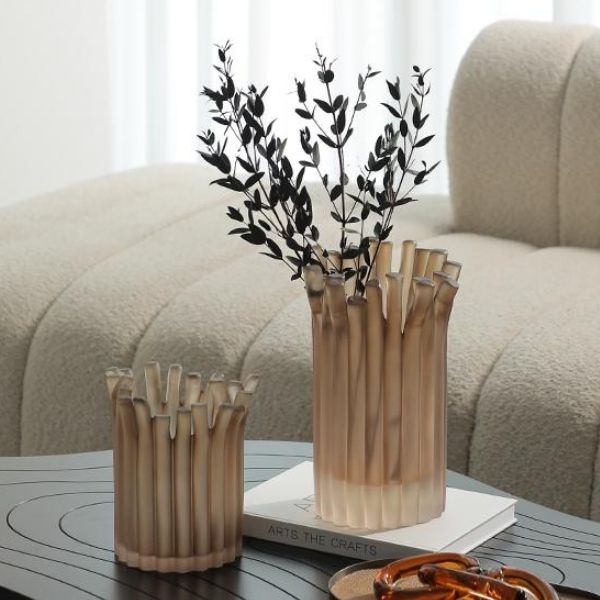 Nordic Transparent Resin Vase