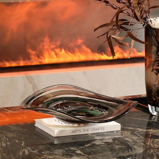 Horizon Handmade Glass Decorative Bowl