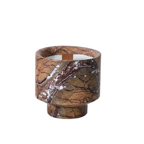 Traventin Marble Candle