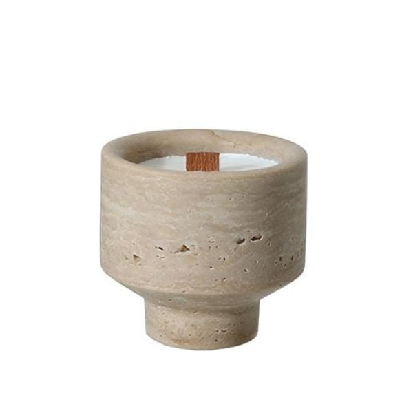 Traventin Marble Candle