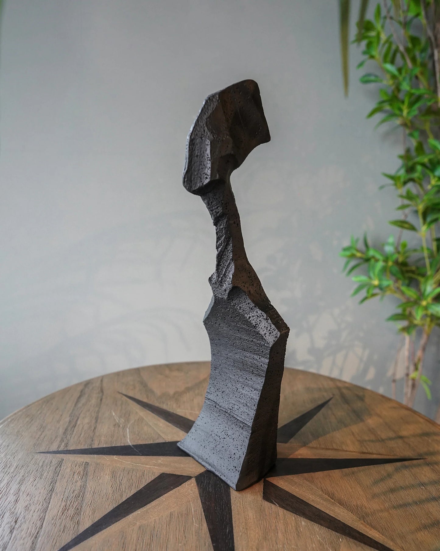 Human Silhouette Black Sculpture