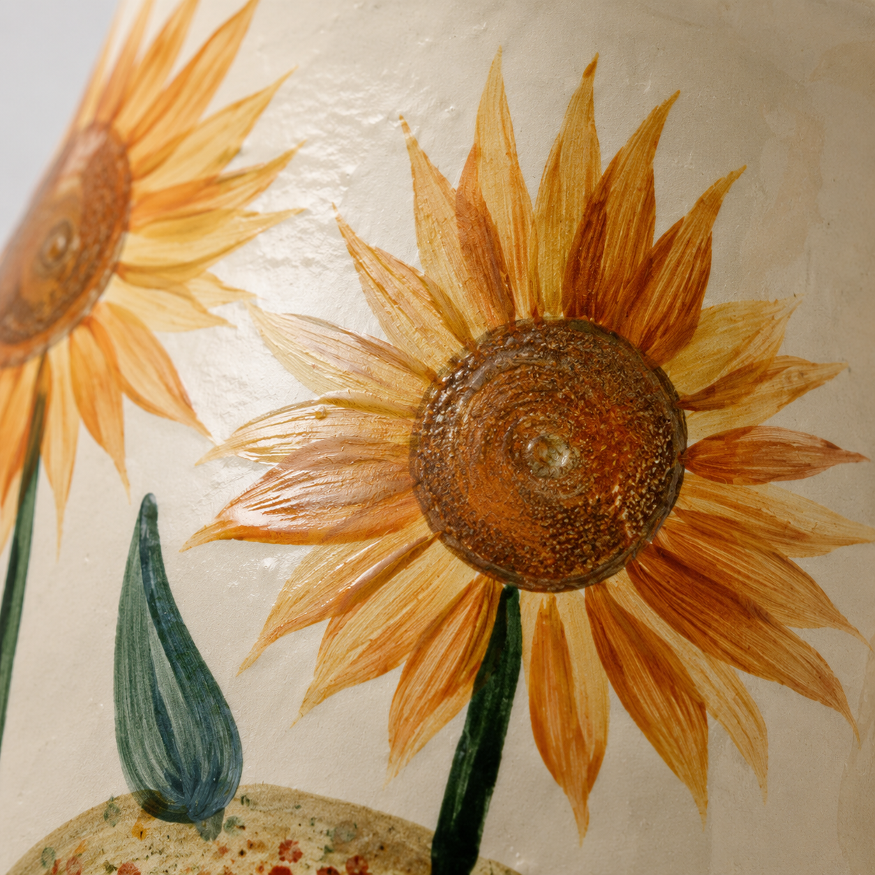 Handcrafted Ceramic Floral Pitcher Set