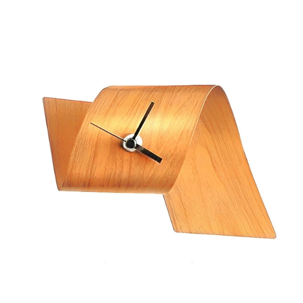 Wood Grain Clock