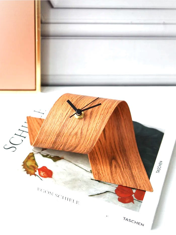 Wood Grain Clock