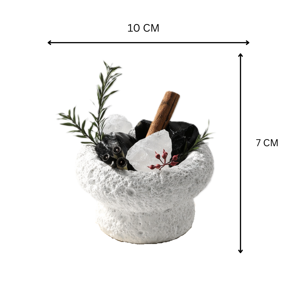 White Lava Crystal Stone Classic Diffuser