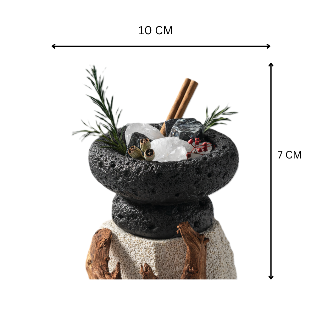 Black Lava Crystal Stone Classic Diffuser