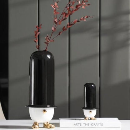 Whimsical Hat Ceramic Vase