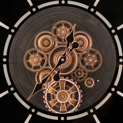 Twilight Enchante Maison Mechanism Gear Wall Clock