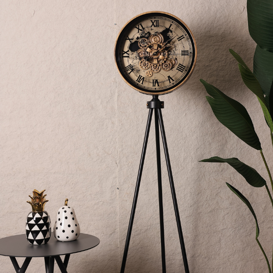 Moment Maker Luxury Designer Wall Clock With Moving Gear Mechanism