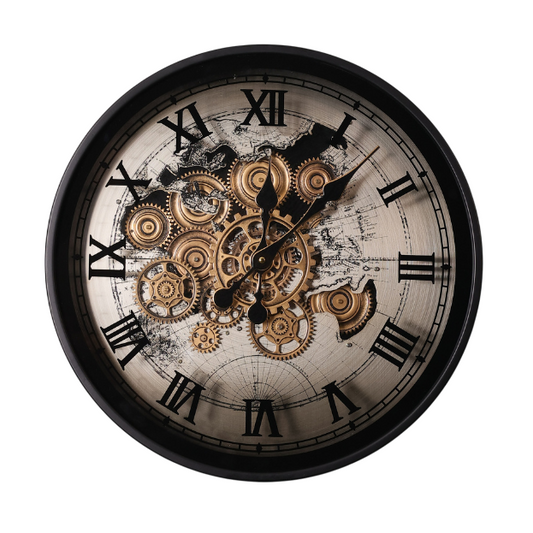 Phantom Dial Luxury Designer Gear Wall Clock