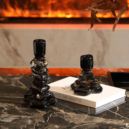 Nexus Pebbeled Taper Candle Holder