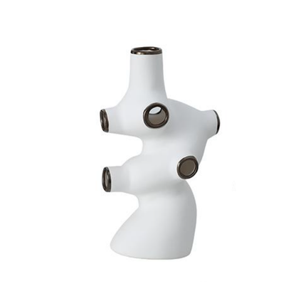 White Ceramic Figurative Decor