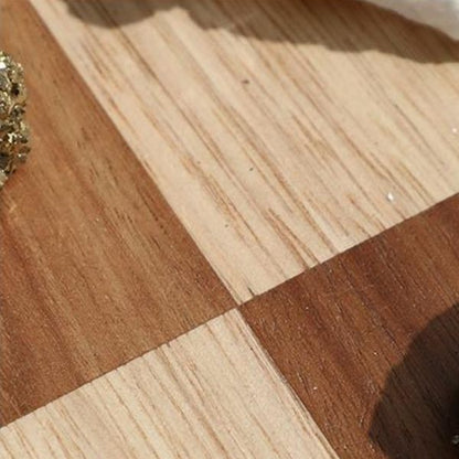 Natural Stone Metal Pieces Tic Tac Toe Game Set