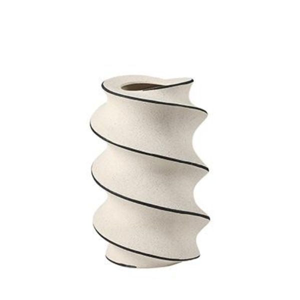Spiral Hand Panited Vase