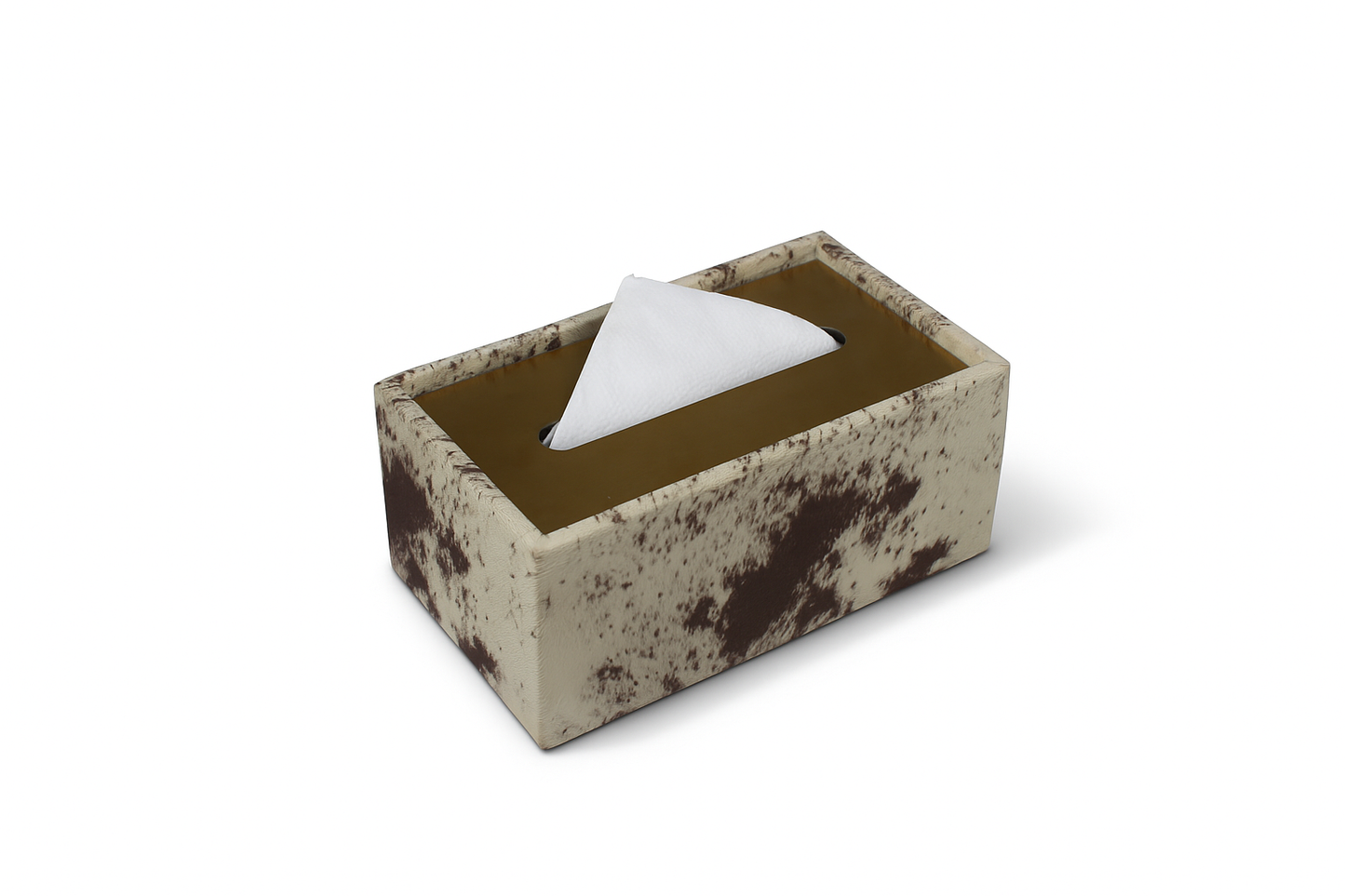 Versatile Gold Lid Tissue Box