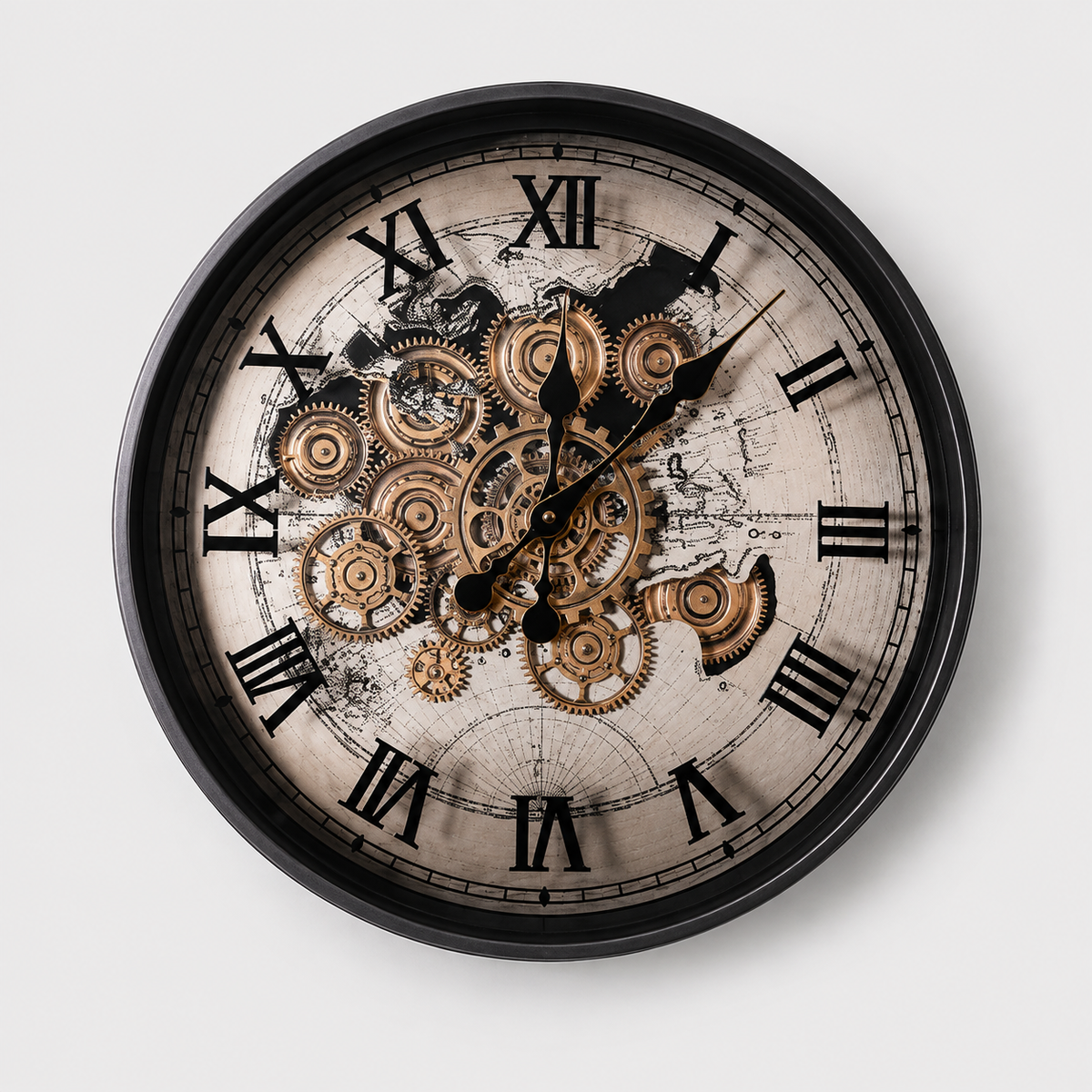 Phantom Dial Luxury Designer Gear Wall Clock
