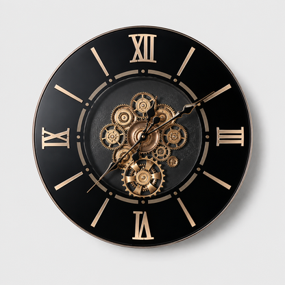 Twilight Enchante Maison Mechanism Gear Wall Clock