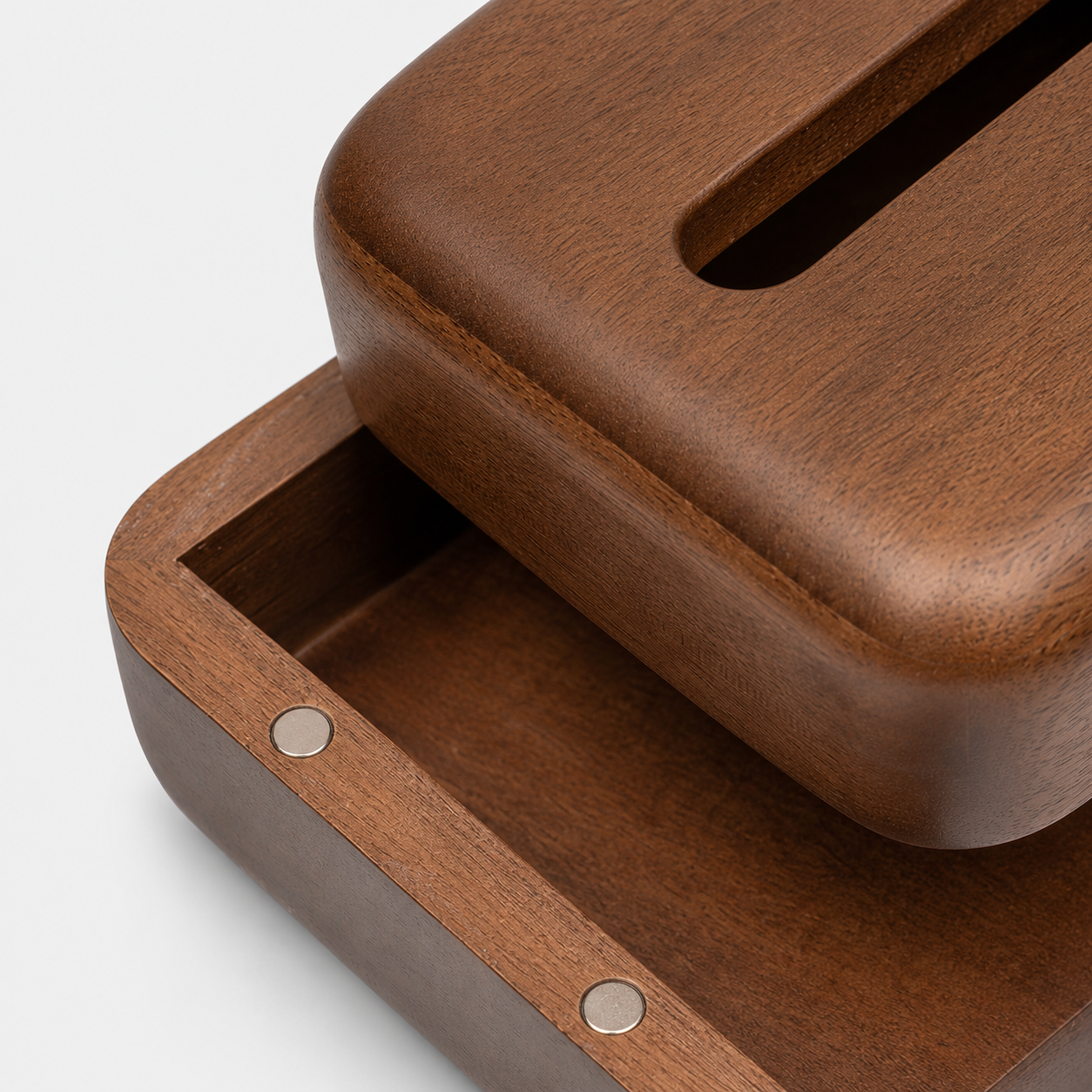 Wallnut Wood Tissue Paper Box
