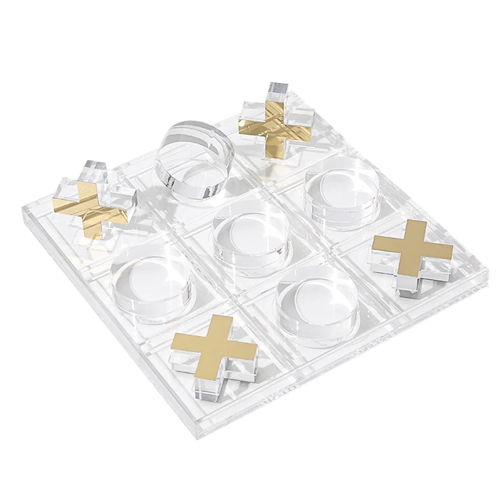 Gold & Clear Acrylic Board Game