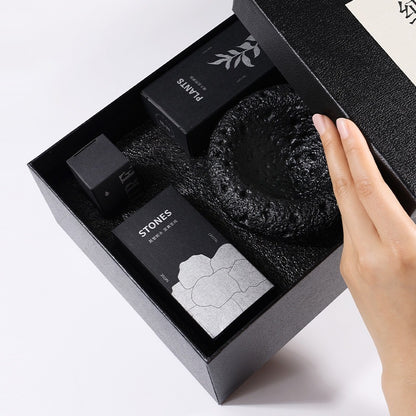 Black Lava Crystal Stone Classic Diffuser