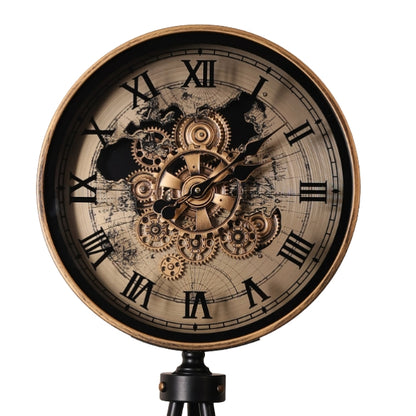 Moment Maker Luxury Designer Wall Clock With Moving Gear Mechanism