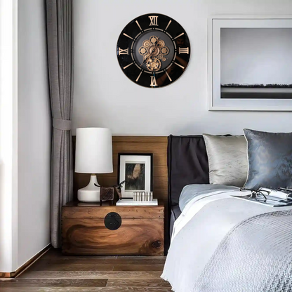 Twilight Enchante Maison Mechanism Gear Wall Clock