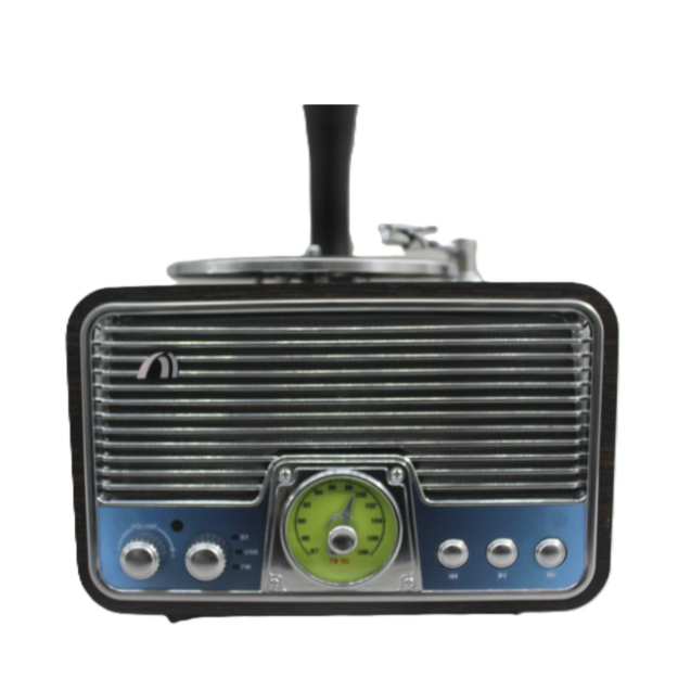 Vintage Black Mini Gramophone