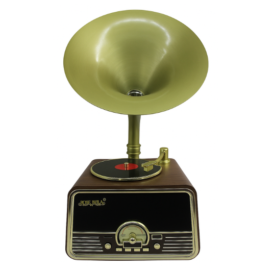 Rosebella Gold Mini Gramophone