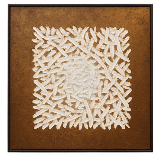 Finger-Stroke Abstract Painting