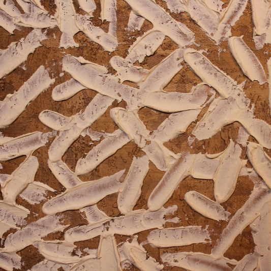 Finger-Stroke Abstract Painting