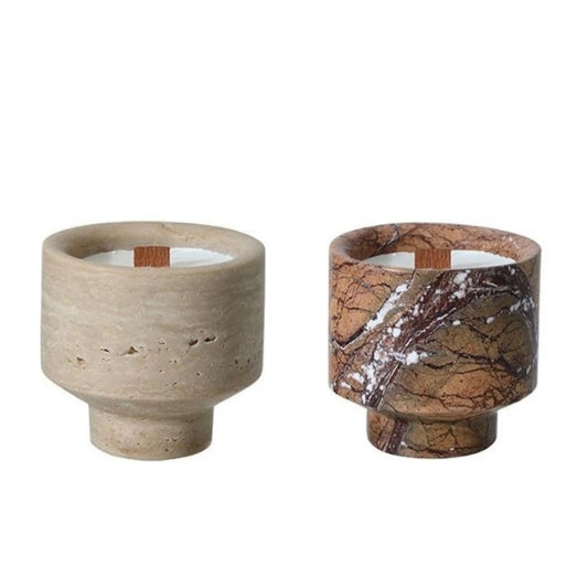 Traventin Marble Candle