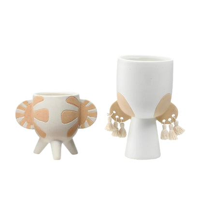 Tribal Civilization Vase Set