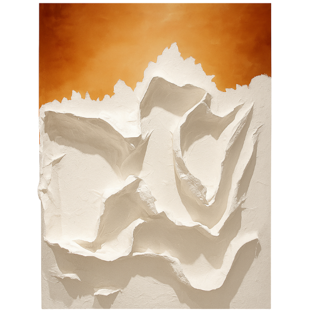 Abstract Mountain Layers Wall Art