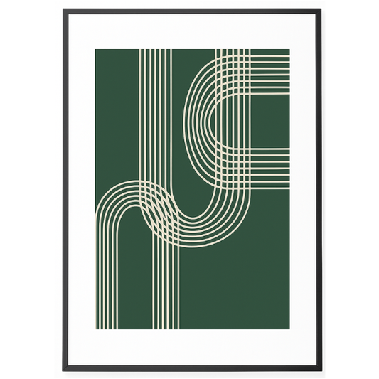 Modern Green Decorative Wall Art