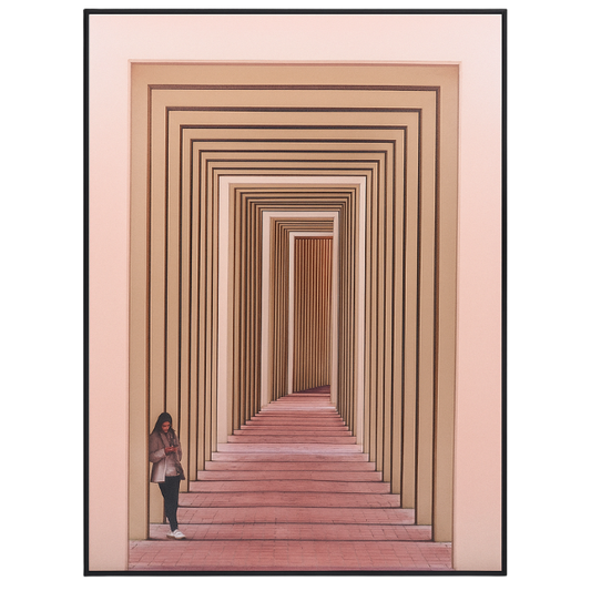 Modern Geometric Corridor Wall Art