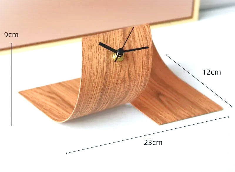 Wood Grain Clock